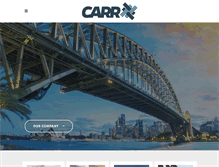 Tablet Screenshot of carrgroup.com.au